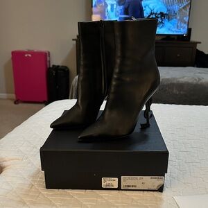 Saint Laurent Black Heeled Boots